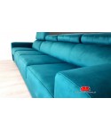 Komfortowa sofa z zagłówkami