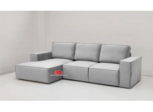 Sofa z funkcją spania i pojemnikiem na wymiar