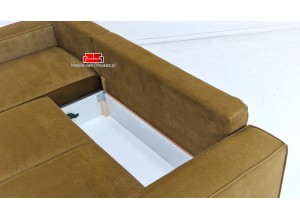 kanapa z funkcją spania i pojemnikiem